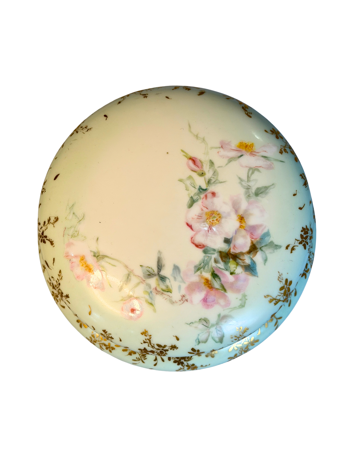 Vintage Limoges Porcelain Lidded Trinket Box